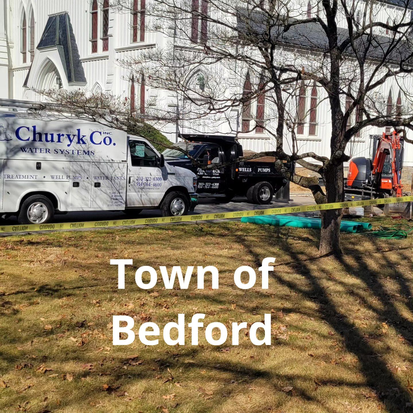 Churyk Company installing water wells in Bedford