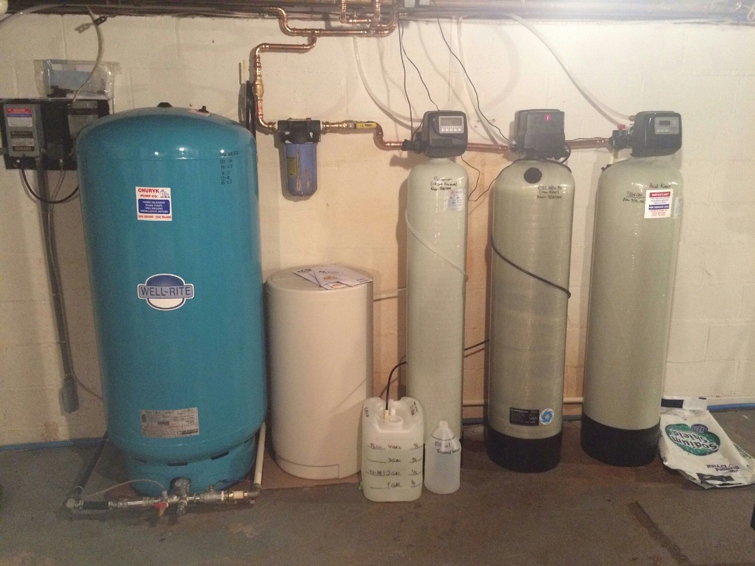 Churyk Well water tanks