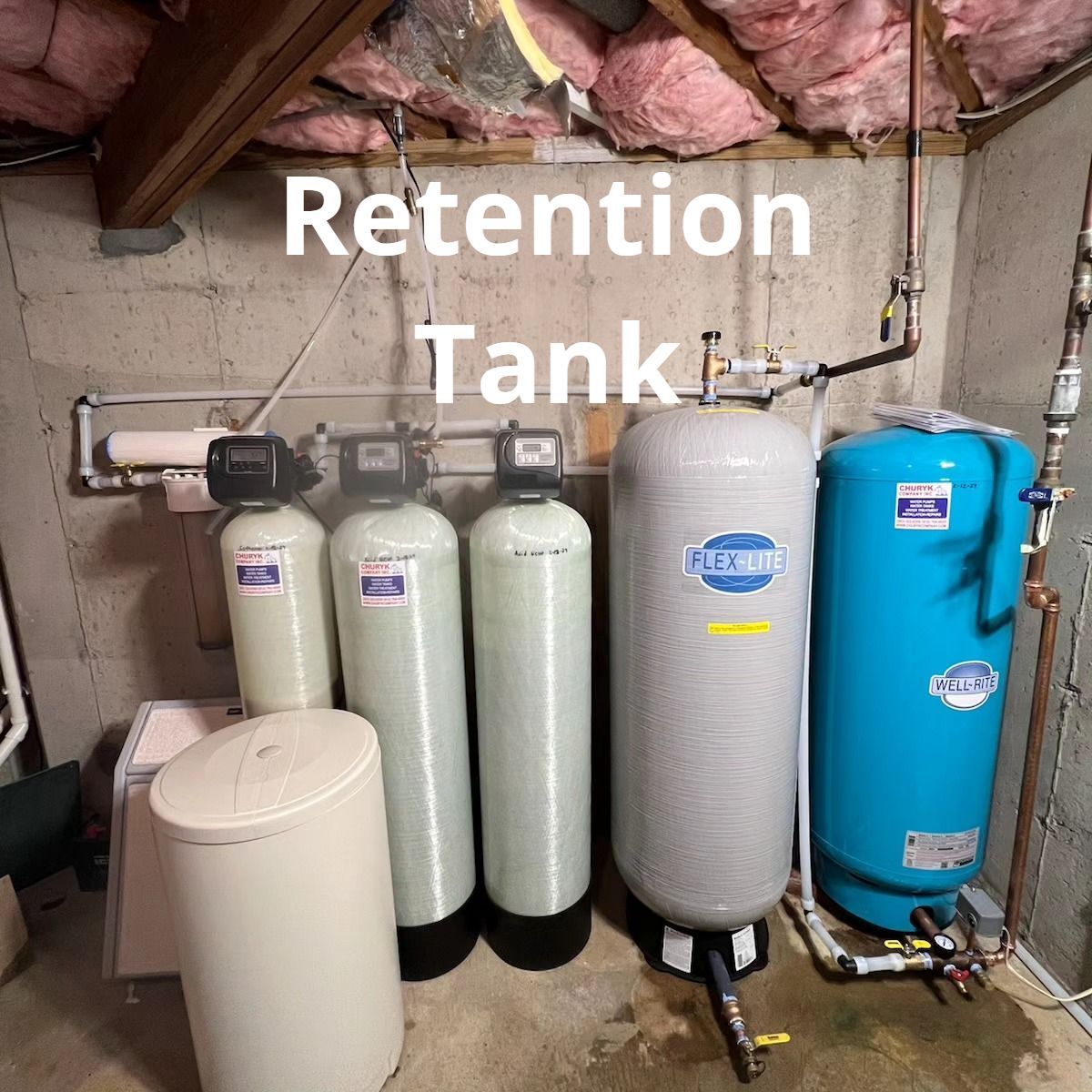 water retention tanks