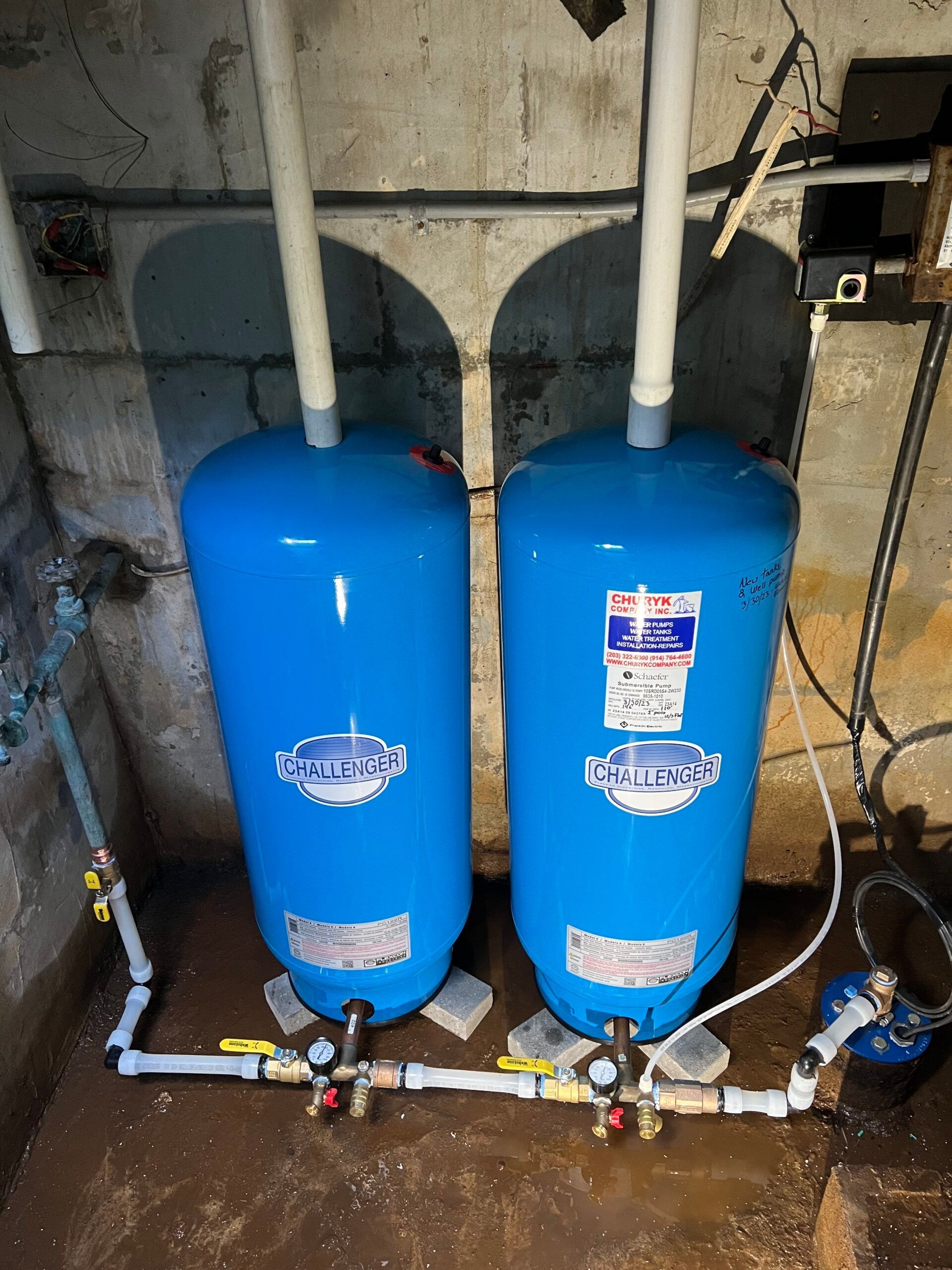 Churyk Twin Tank installation