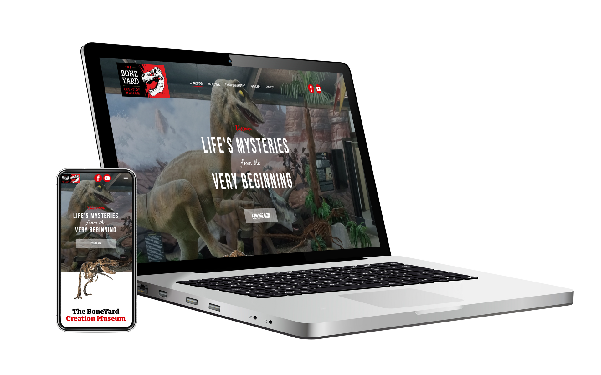 A laptop and a cell phone are sitting next to each other.