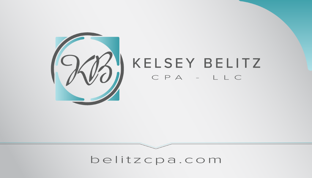 A business card for kelsey belitz cpa llc