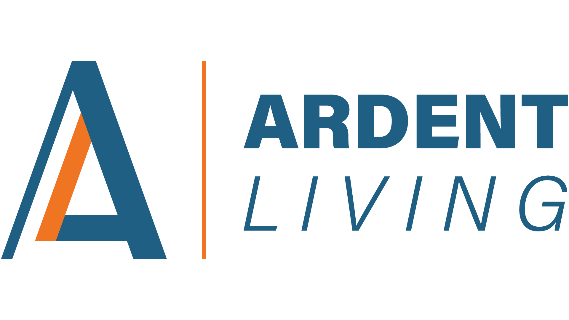 Logo of Ardent Living: Blue 