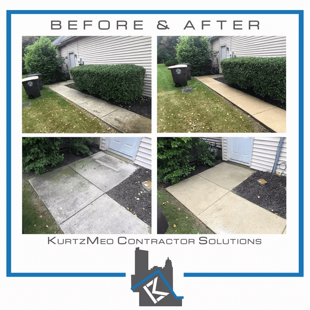 Mulch Paths Before and After — Fort Wayne, IN — Kurtz Meo Contractor Solutions