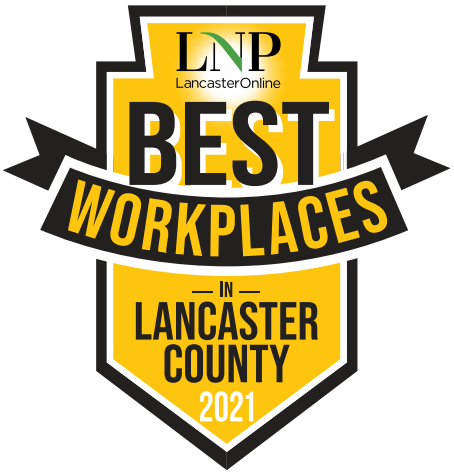 Lnp best workplaces in lancaster county 2021 logo