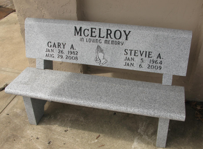 grey bench memorial
