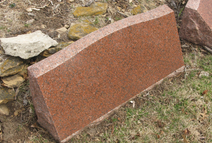 pink bevel monument