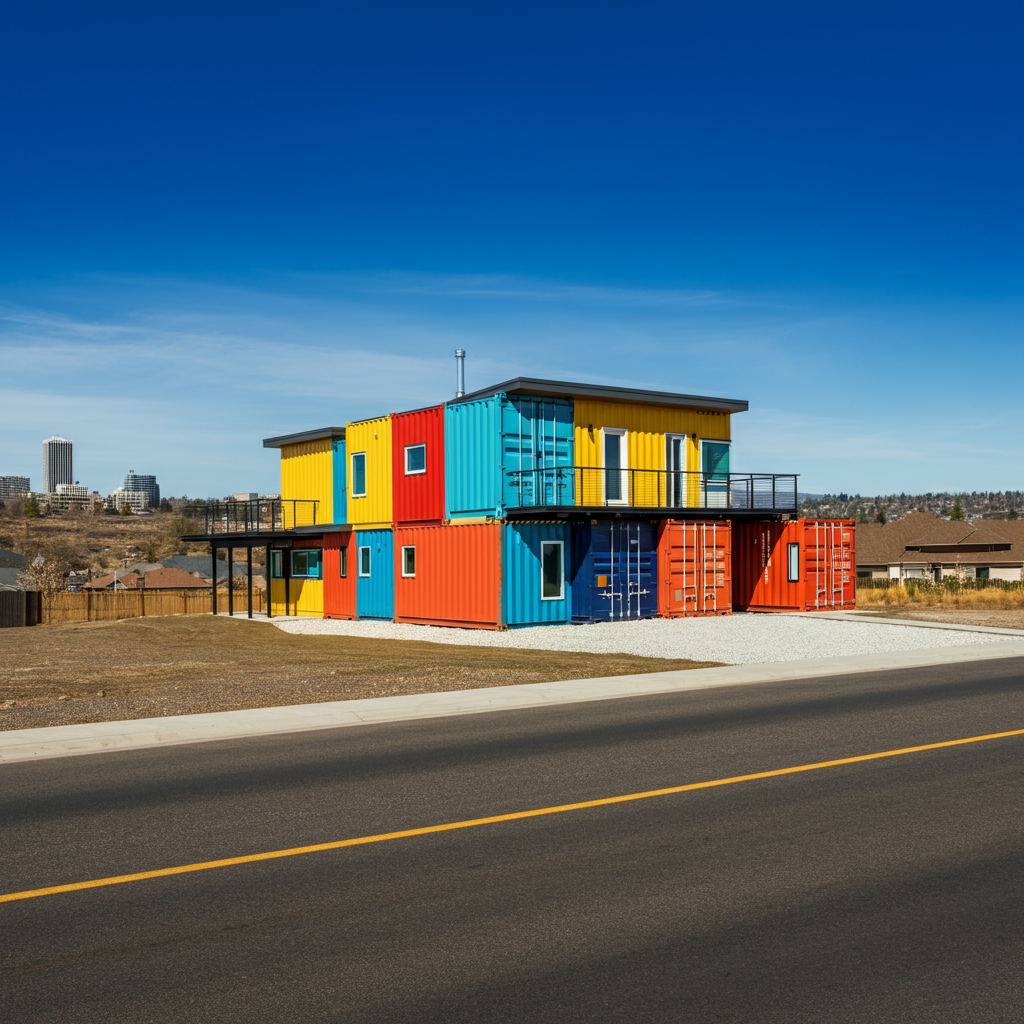 Cusom Container Building in Houston, Texas