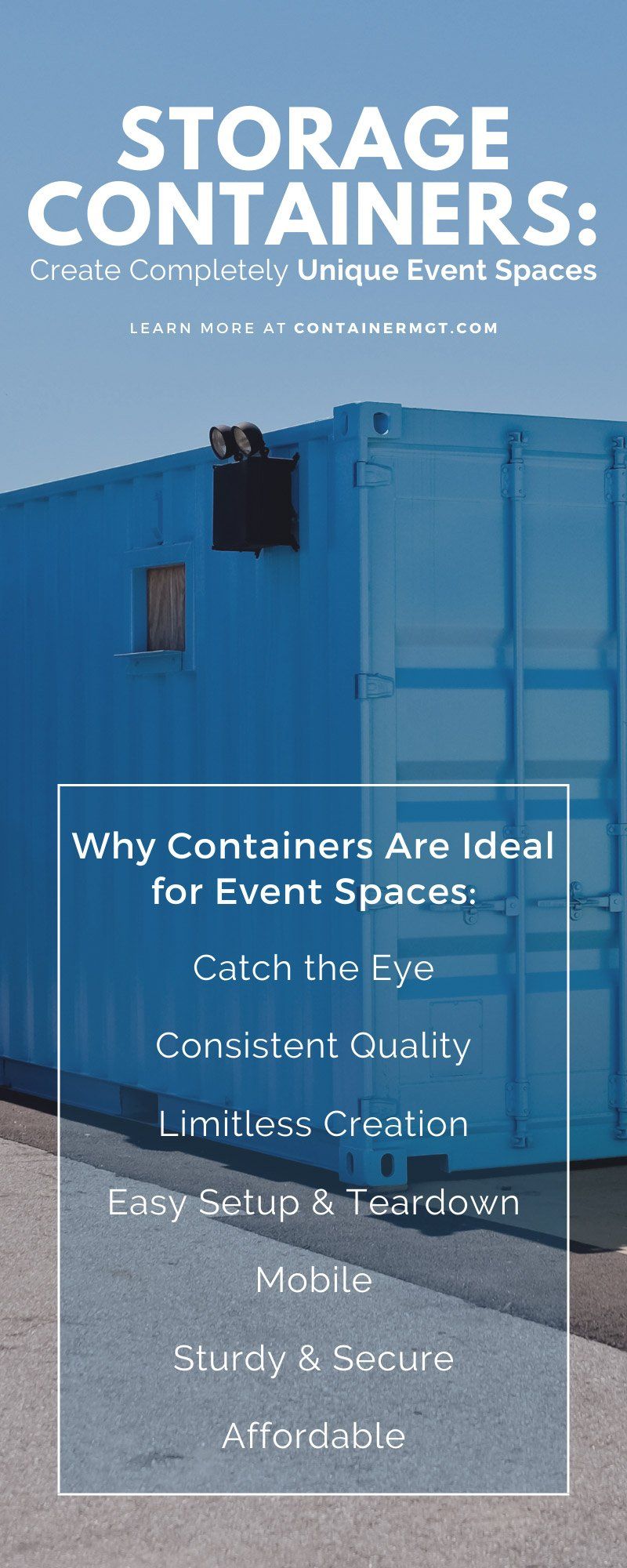 Storage Containers: Create Completely Unique Event Spaces