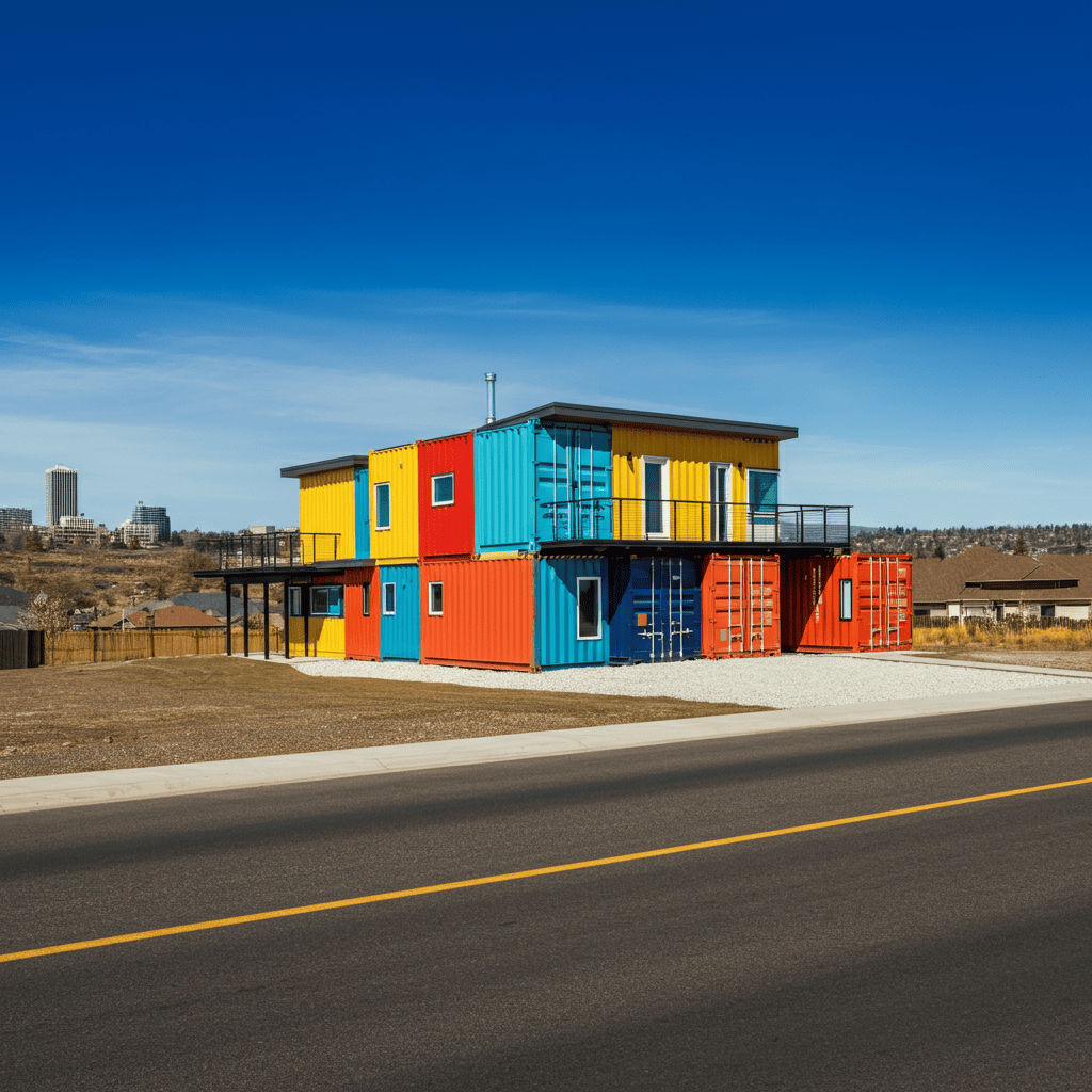 Cusom Container Building in Houston, Texas