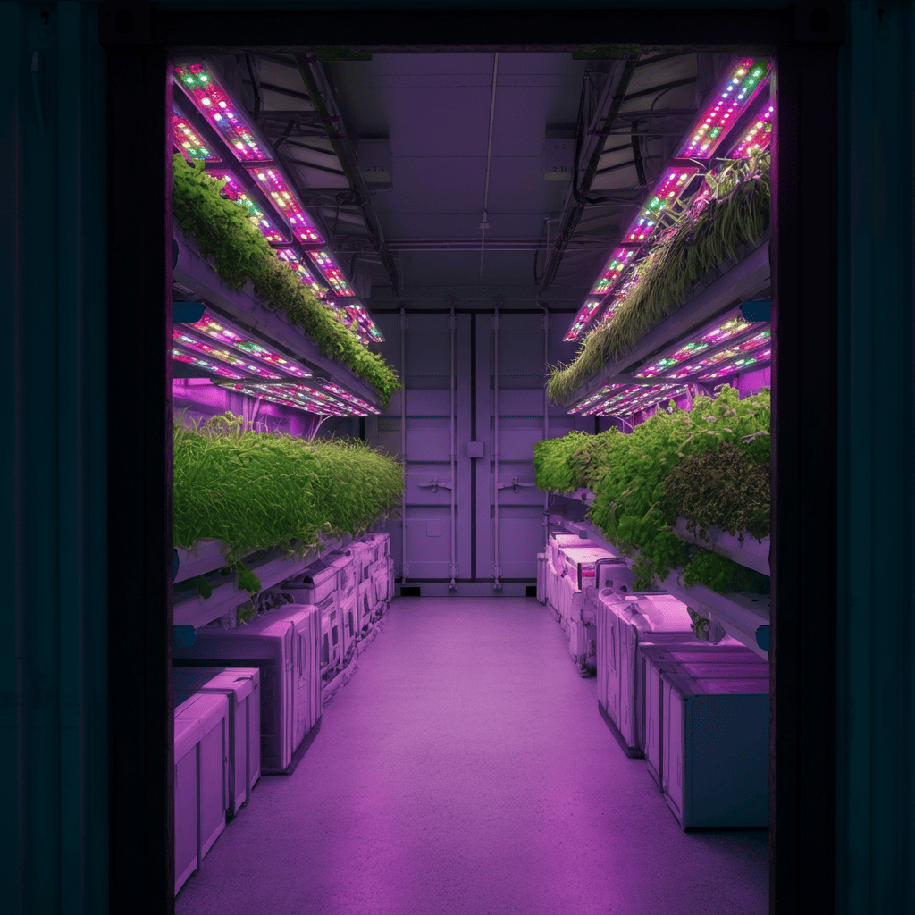 Hydroponic Container Farm in Houston, TX 