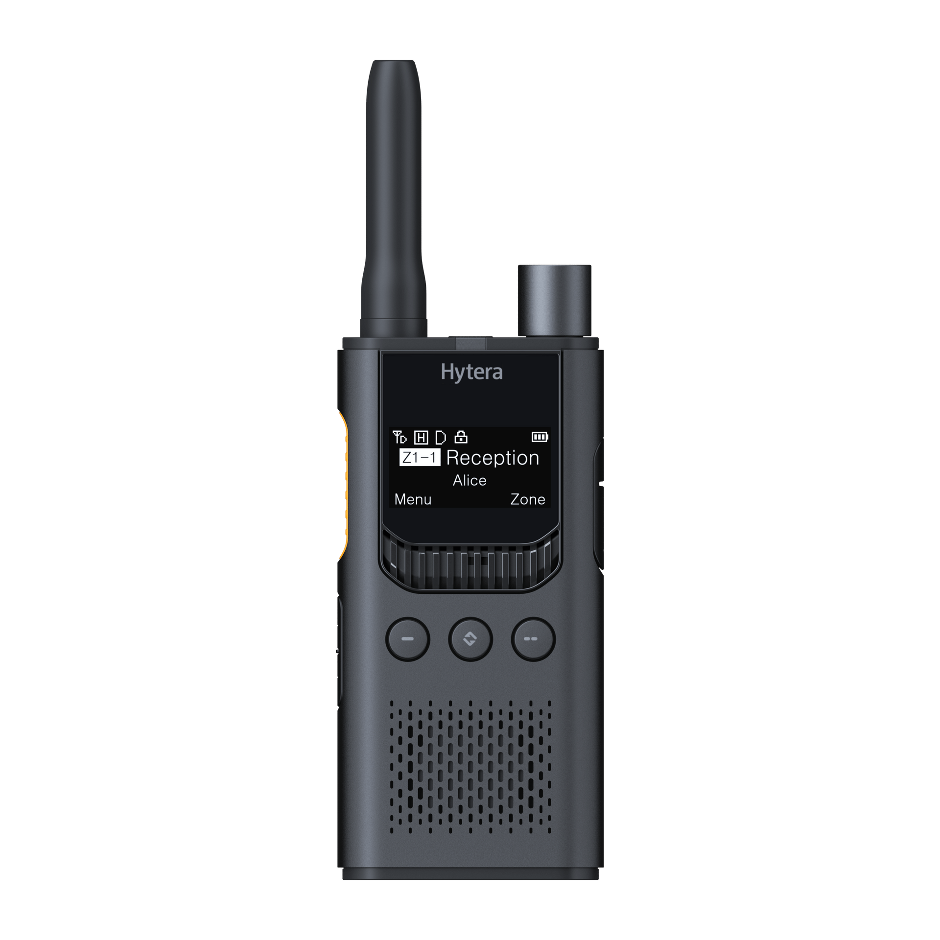 It is a walkie talkie that looks like a radio.