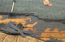 Worn roof in need of our roofing services in Baltimore, MD