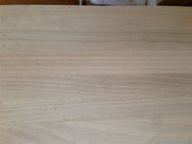 Top view of a plywood