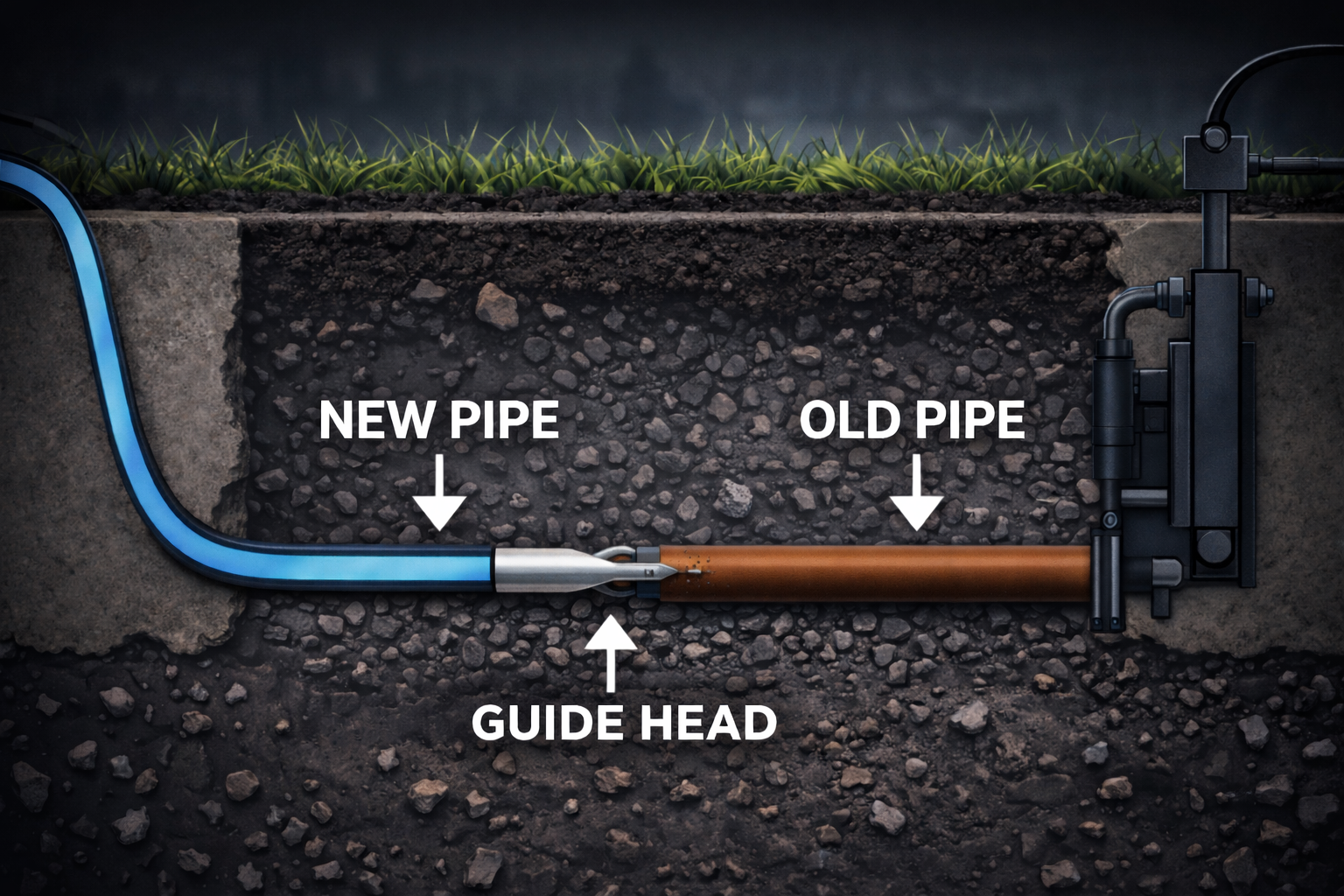 Trenchless Repair icon | Los Angeles, CA |Sewer Line Services LLC