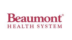 Beaumont Health System logo in maroon on a white background