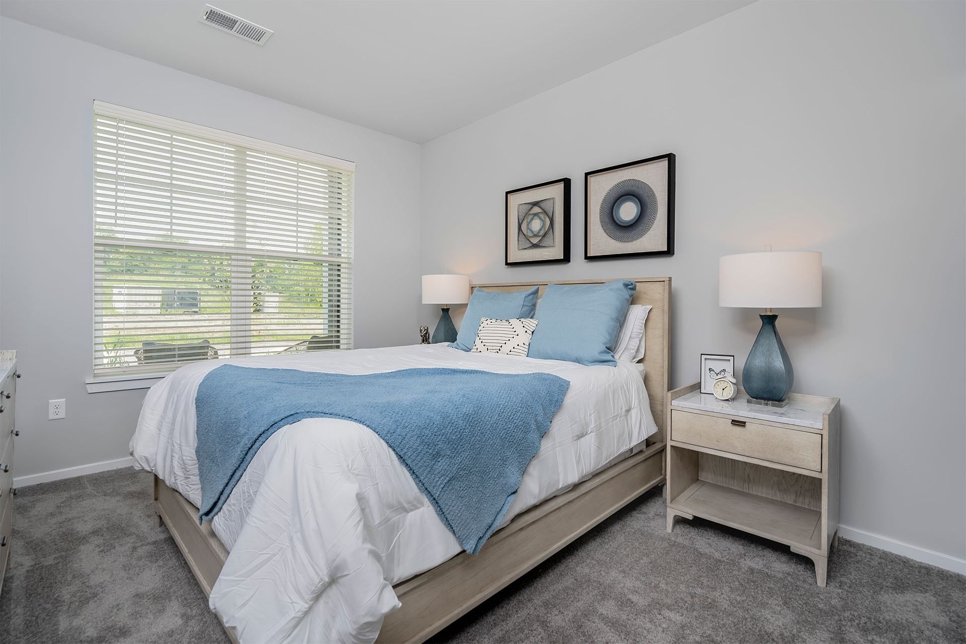 bedroom model unit