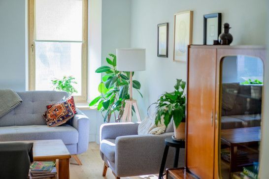 Dining room with storage and workspace