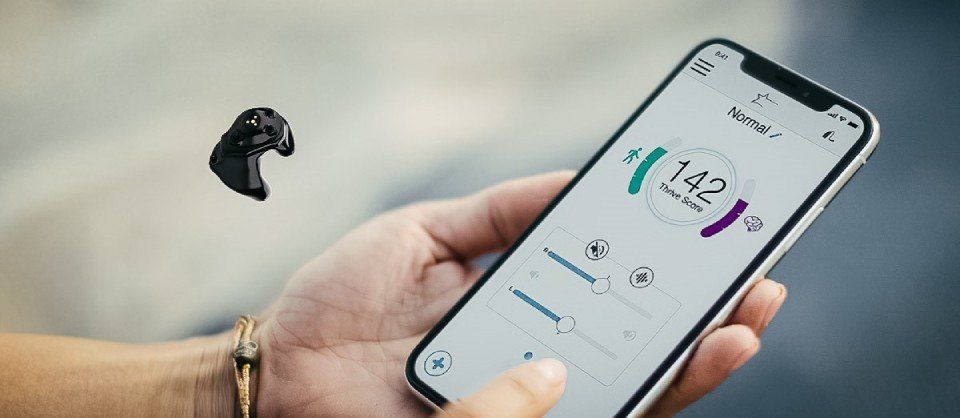 apparecchio acustico con gestione tramite app