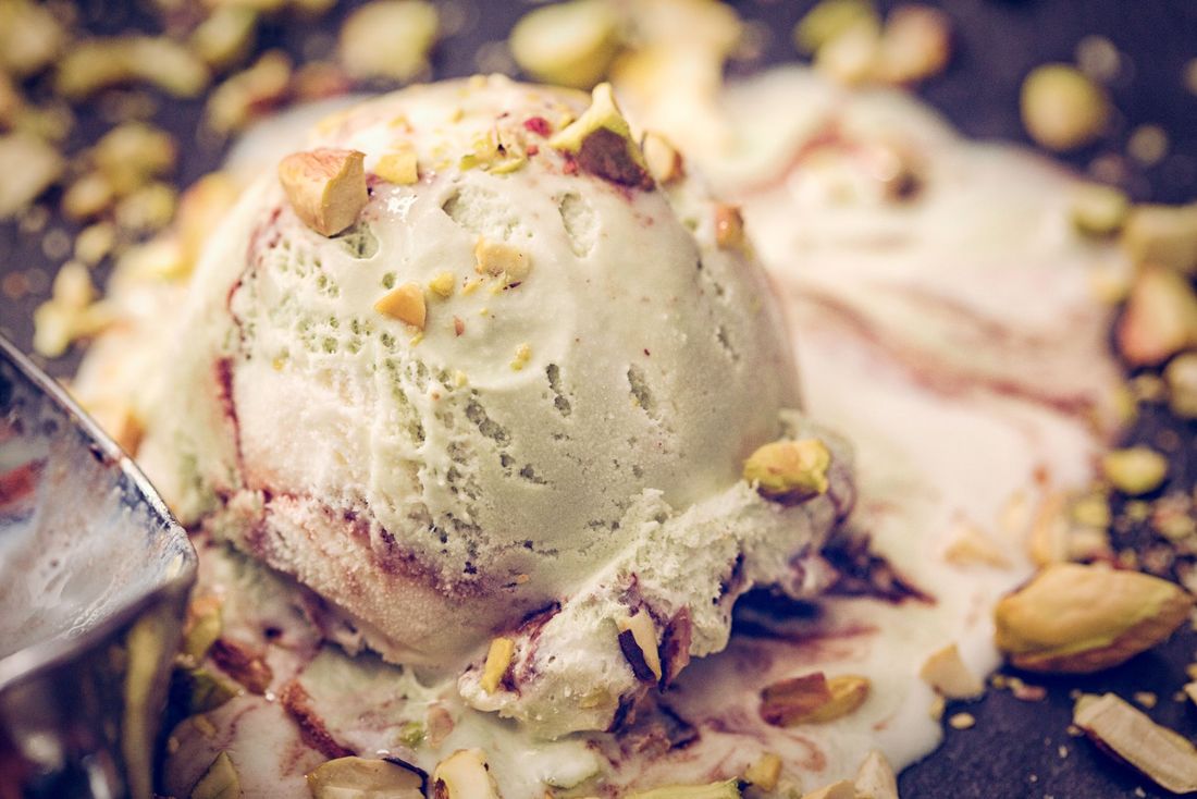 gelato artigianale al pistacchio