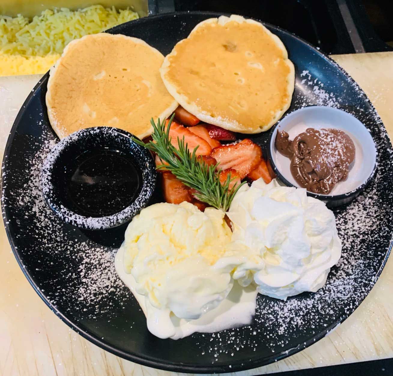 Yummy Pancake at Delish Cafe Cessnock