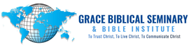 A logo for grace biblical seminary and bible institute