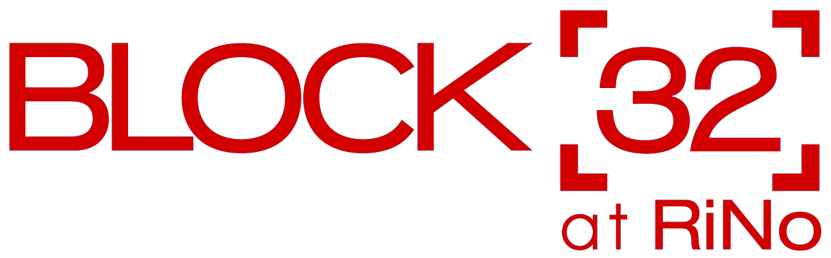 Block 32 at RiNo logo