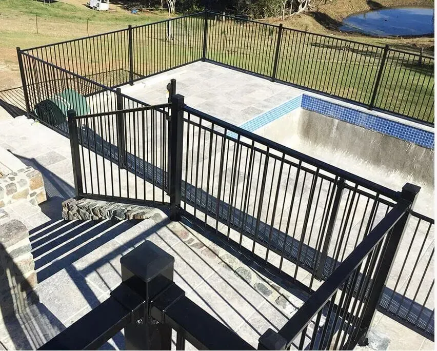 A Close Up Of A Stainless Steel Railing On A Bridge — Rockhampton Powdercoating & Fence Panels in Park Avenue, QLD