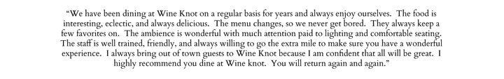 Wine Knot Review