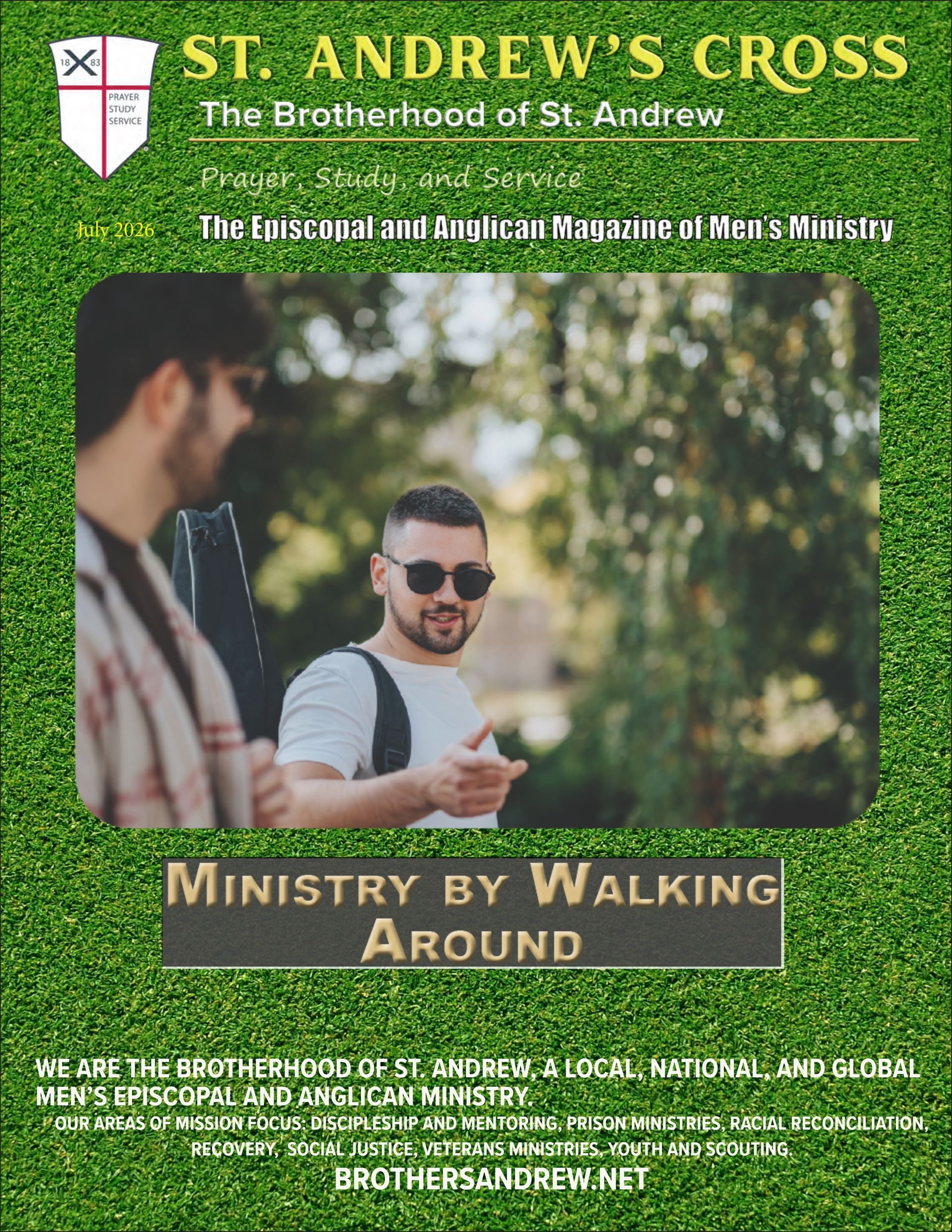 Brochure cover: Two Men Sunglasses
