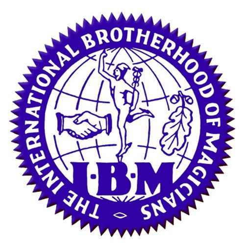 The logo for the international brotherhood of magicians