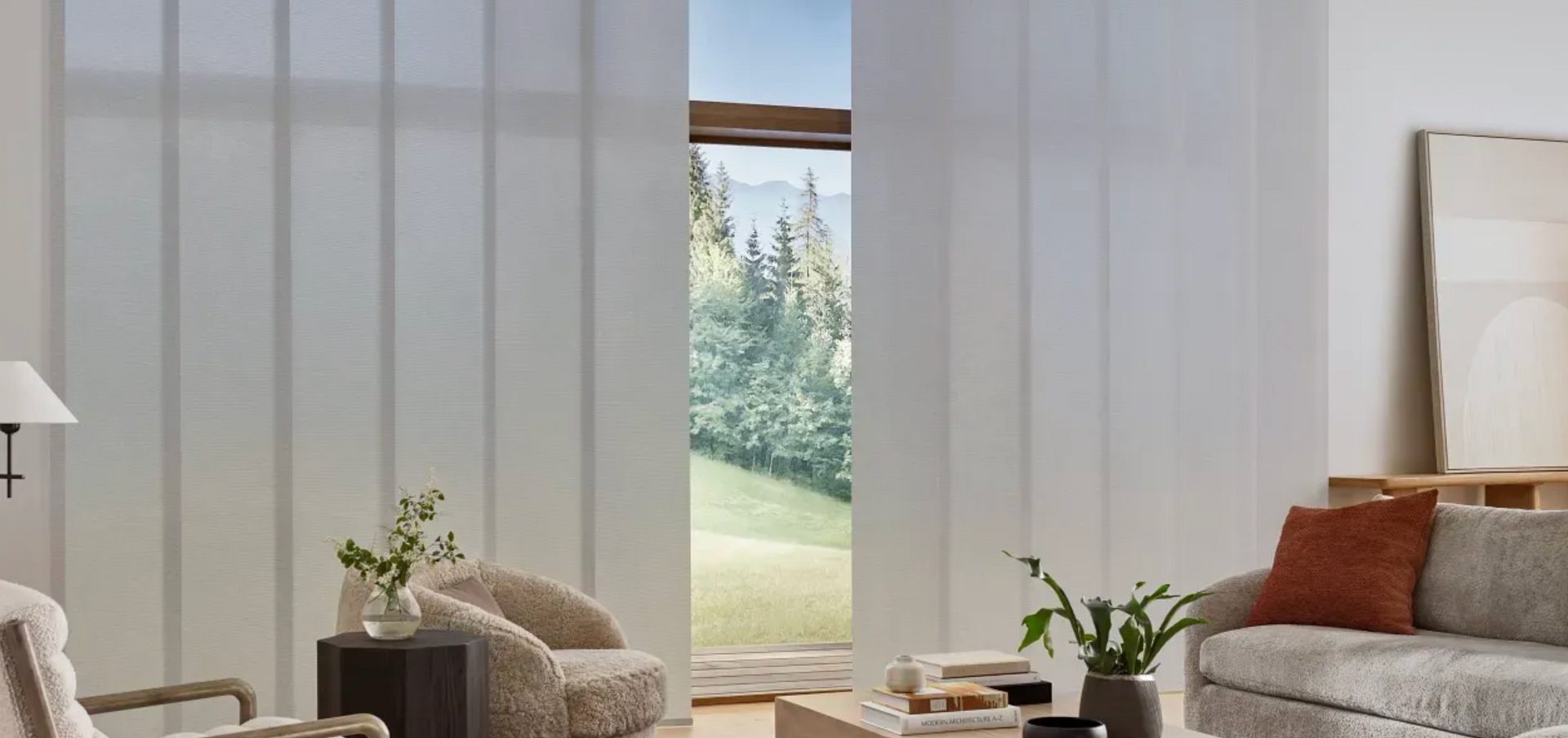 Hunter Douglas Skyline® Panel-Track Blinds at Fabric Works