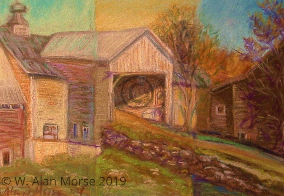 Value Color Change Vermont Pastel by artist W. Alan Morse