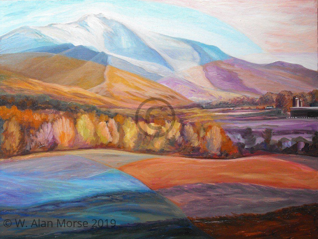 Imaginative pictorial improvisational painting