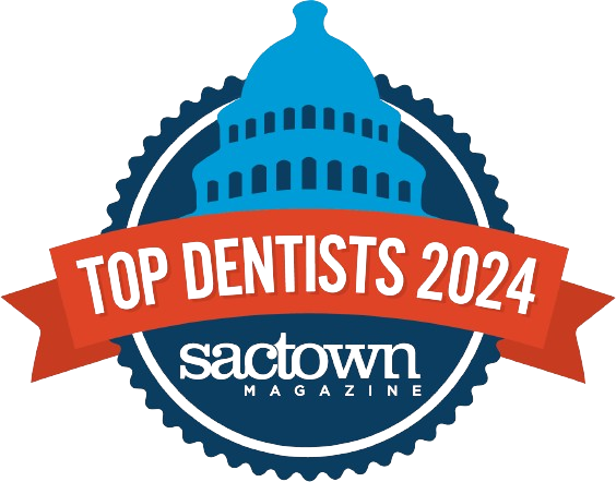 A badge that says top dentists 2024 on it