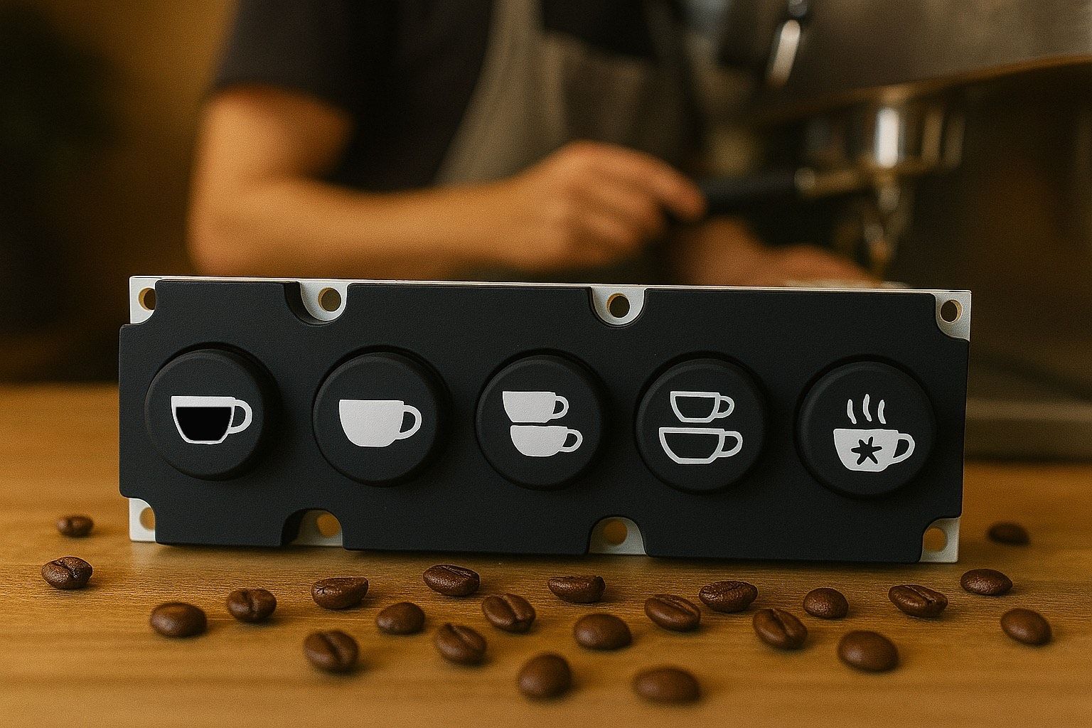 New PULSANTIERA MACCHINE CAFFE'