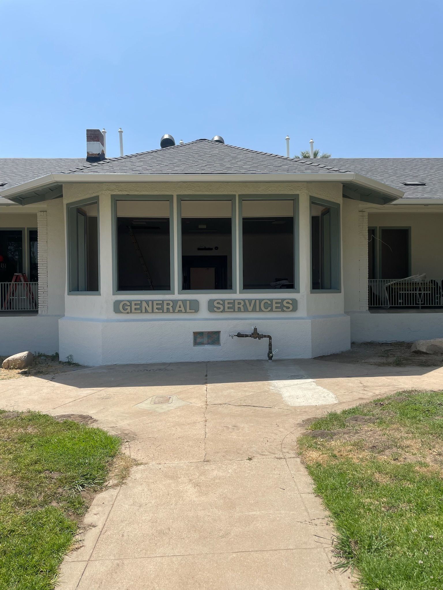 Building facade with 