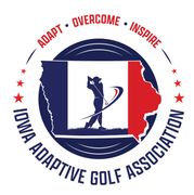 Two logos for the iowa amputee golf association