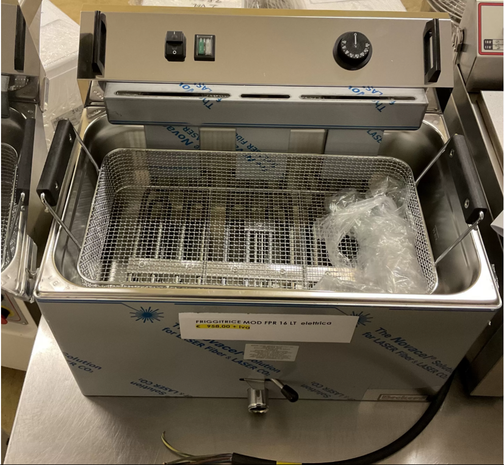 FRIGGITRICE ELETTRICA 380V 16 LITRI - cod. 567