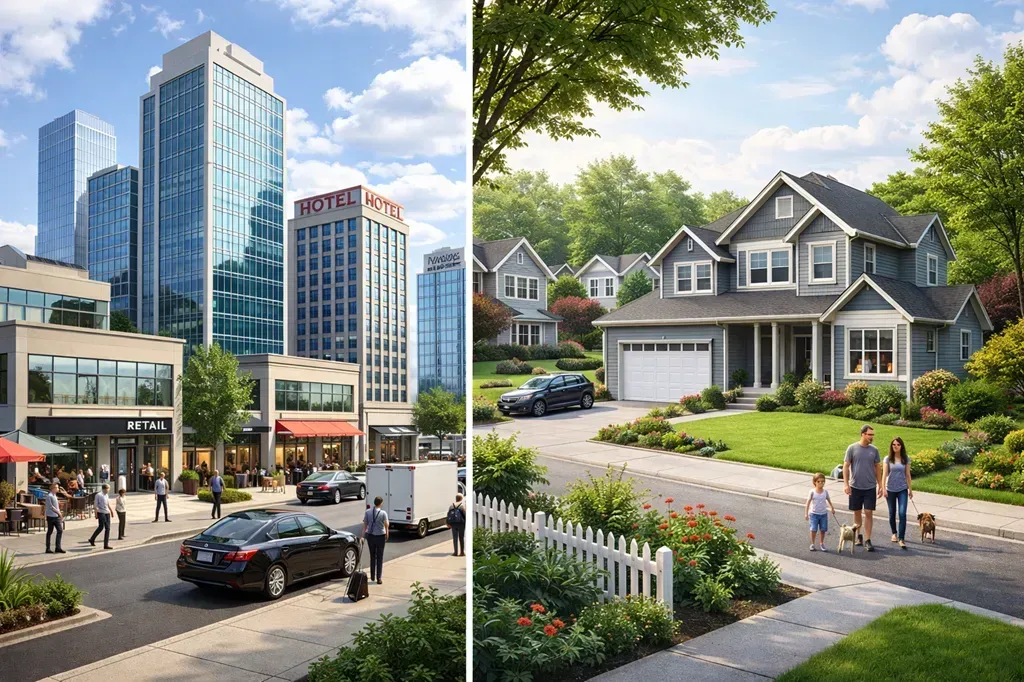 Difference Between Commercial and Residential Property