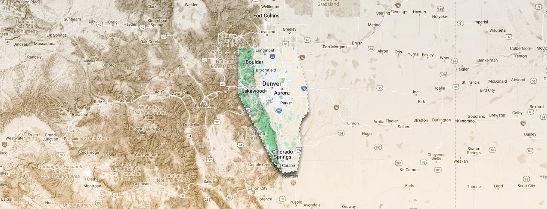 colorado field services map services