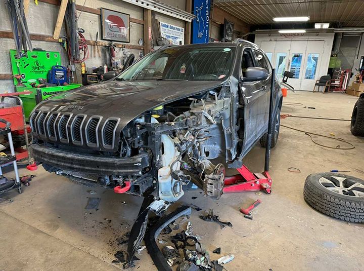 car collision repairing