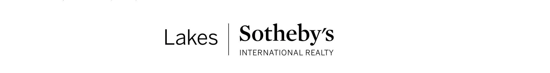 Lakes Sotheby&rsquo;s International Realty logo on a white background