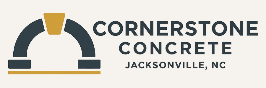 Cornerstone Concrete Jacksonville NC logo – professional concrete driveway installation and repair