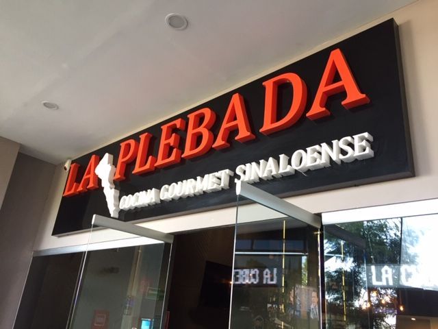 Letrero del restaurante 