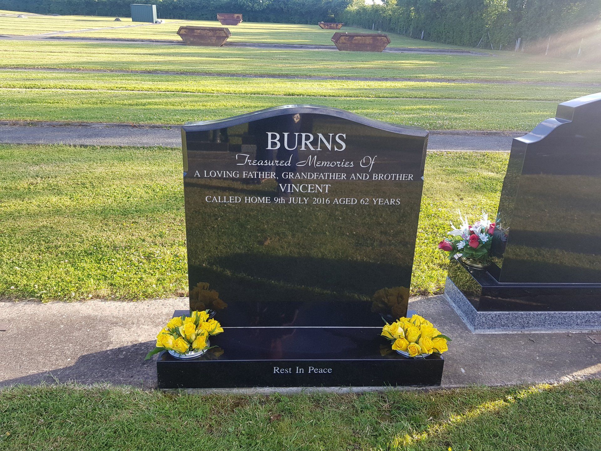 Bespoke headstones from Butler Memorials