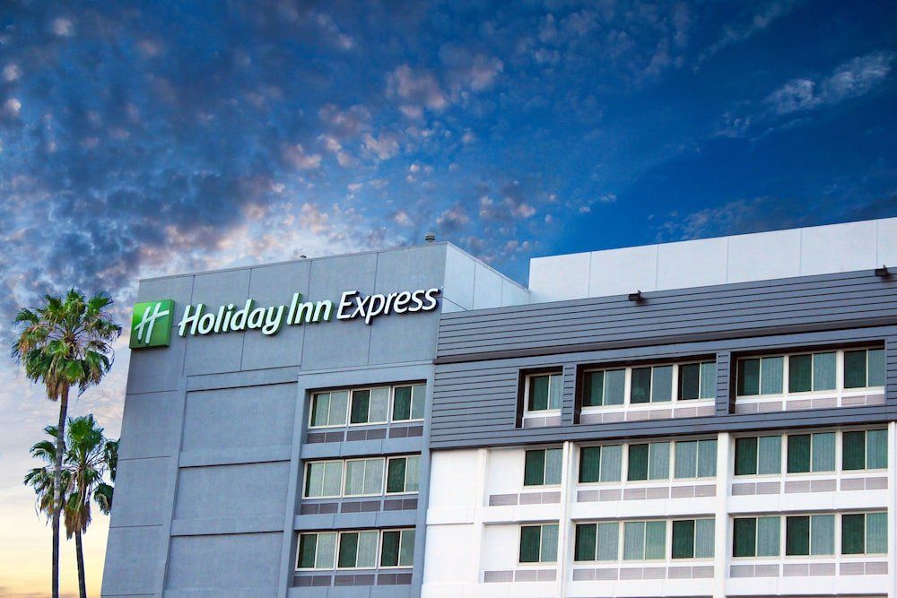 Exterior view of  Holiday Inn Express Van Nuys and blue sky