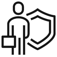 Man With Shield At His Back