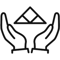 Hands With Triangle Shape