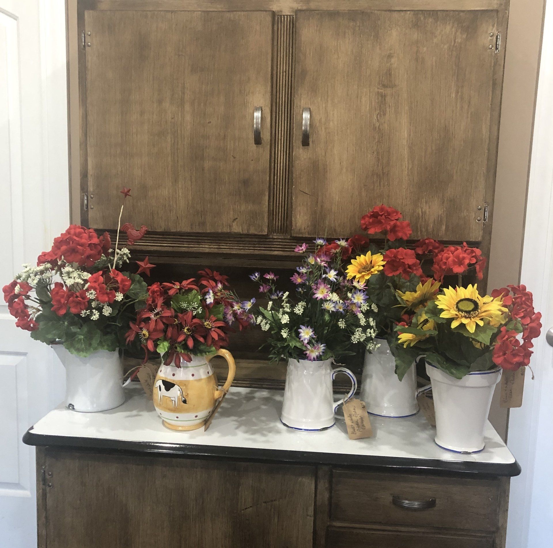 An assortment of our custom floral arrangements.